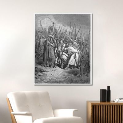 The Death Of Agag Doré Gustave gdr71 canvas print 