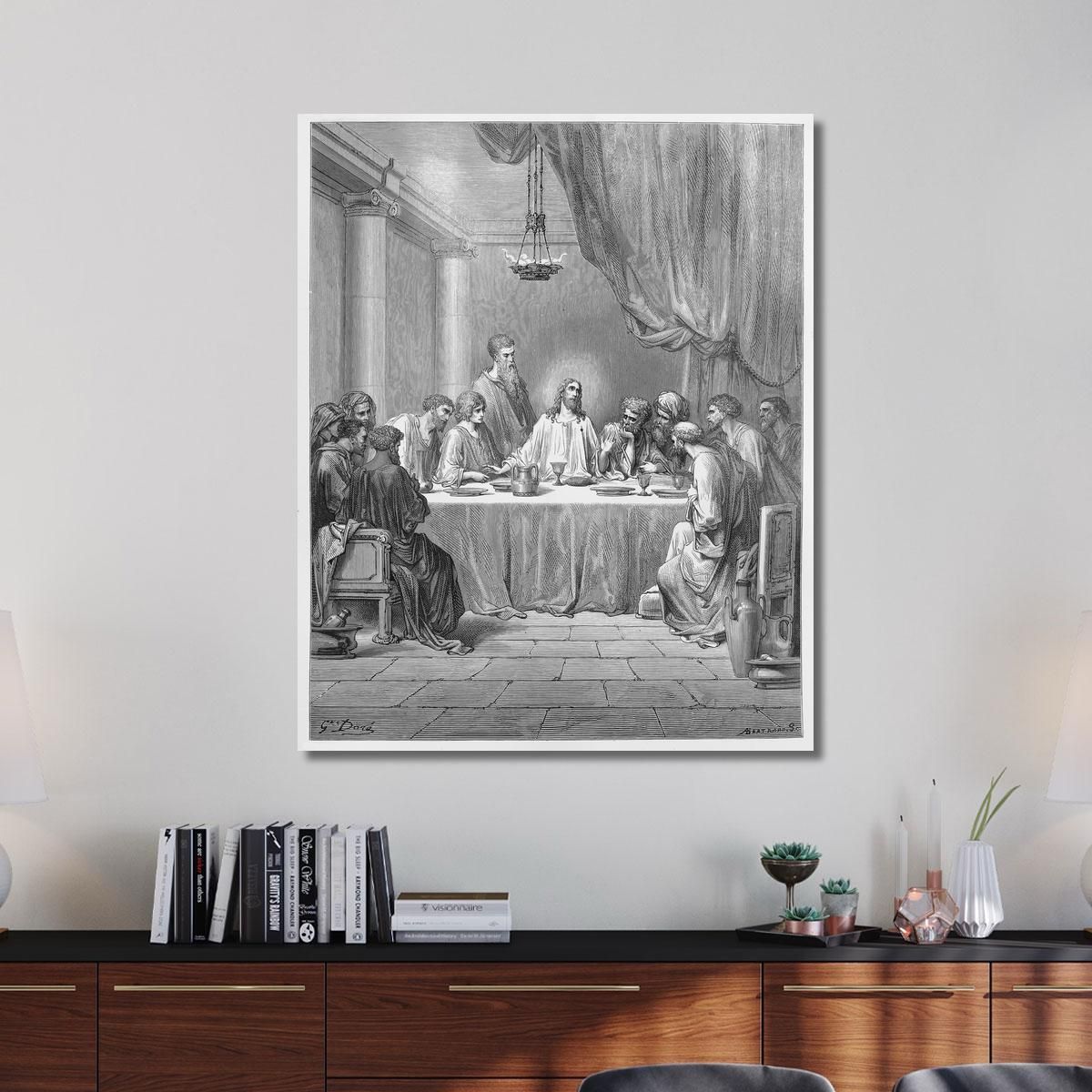 The Last Supper Doré Gustave gdr77 canvas print 