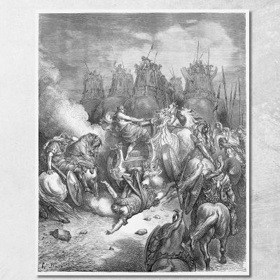 The Punishment Of Antiochus Doré Gustave gdr84 canvas print 