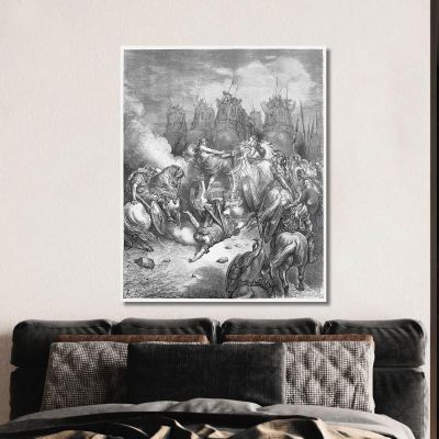 The Punishment Of Antiochus Doré Gustave gdr84 canvas print 