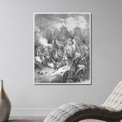 The Punishment Of Antiochus Doré Gustave gdr84 canvas print 