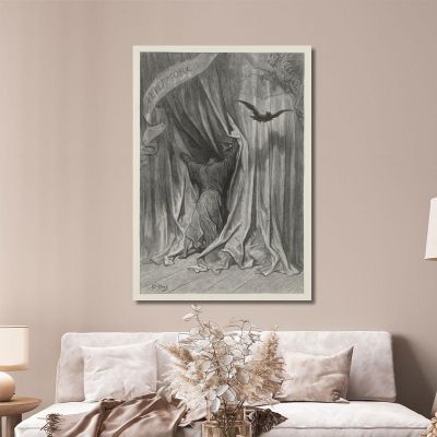 The Raven Pl.01 Doré Gustave gdr85 canvas print 