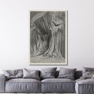 The Raven Pl.01 Doré Gustave gdr85 canvas print 