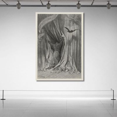 The Raven Pl.01 Doré Gustave gdr85 canvas print 