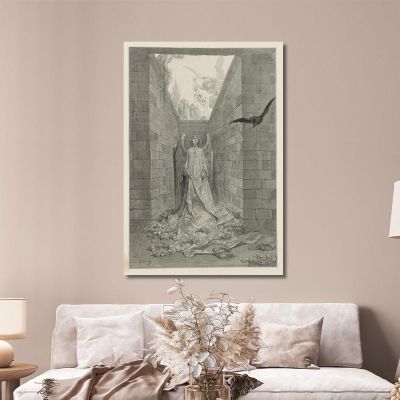 The Raven Pl.06 Doré Gustave gdr89 canvas print 