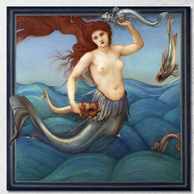 A Sea-Nymph Edward Burne Jones ebj1 canvas print 