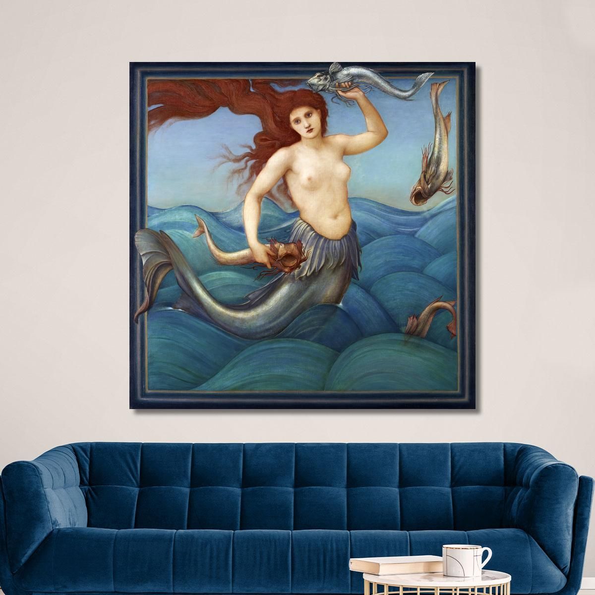 A Sea-Nymph Edward Burne Jones ebj1 canvas print 