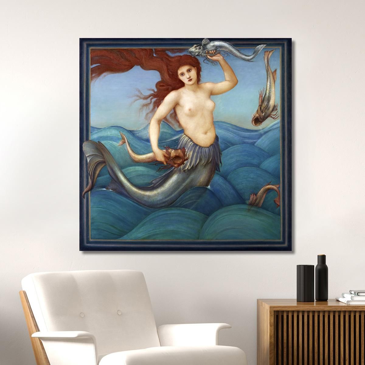 A Sea-Nymph Edward Burne Jones ebj1 canvas print 