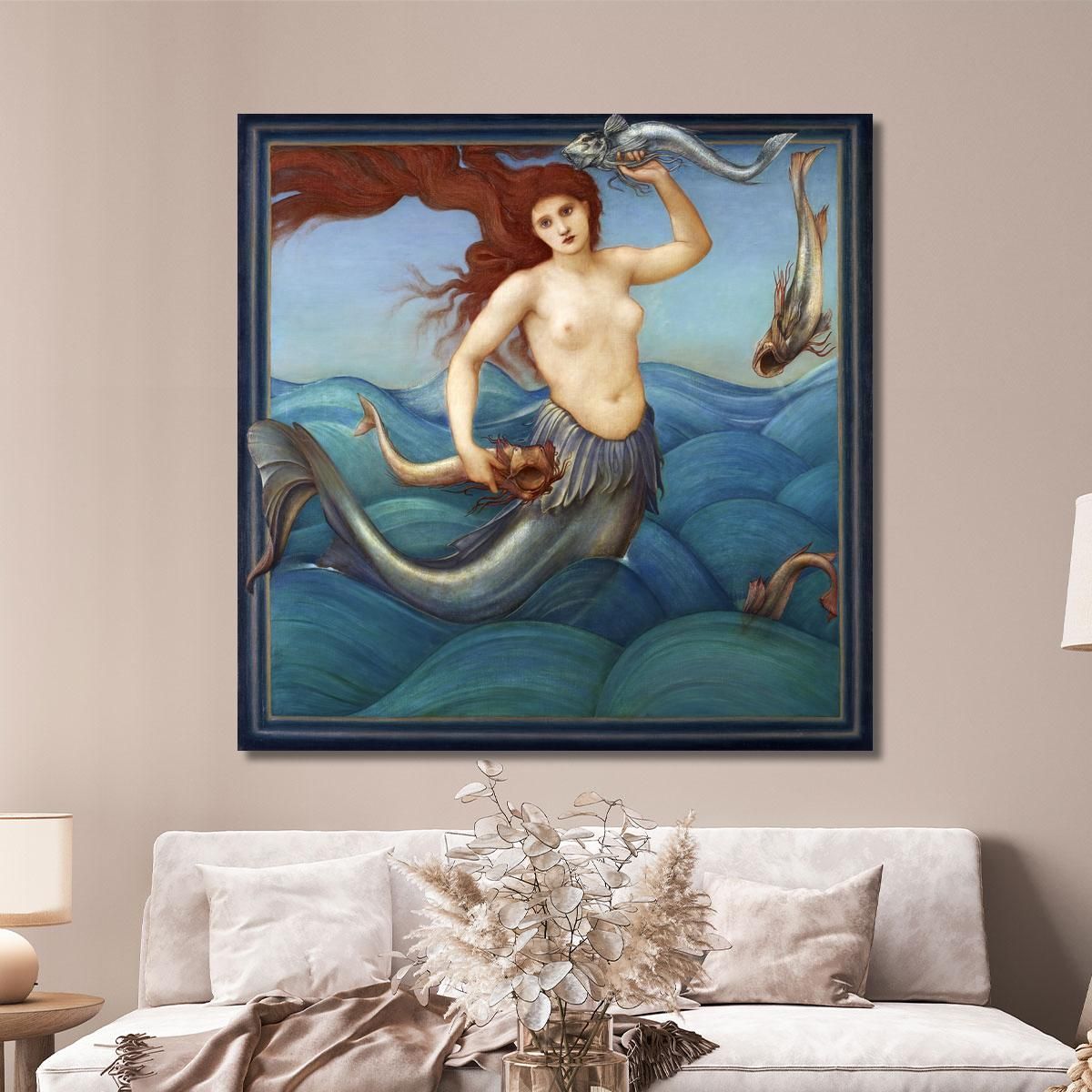 A Sea-Nymph Edward Burne Jones ebj1 canvas print 