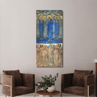 Ascension Of Christ Acts I 1-9 Study For Stained-Glass Window Edward Burne Jones ebj2 canvas print 