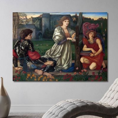 The Love Song Edward Burne Jones ebj25 canvas print 
