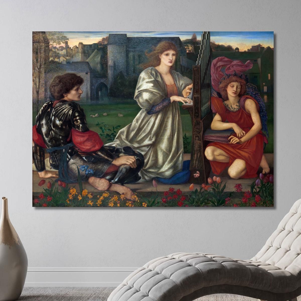 The Love Song Edward Burne Jones ebj25 canvas print 
