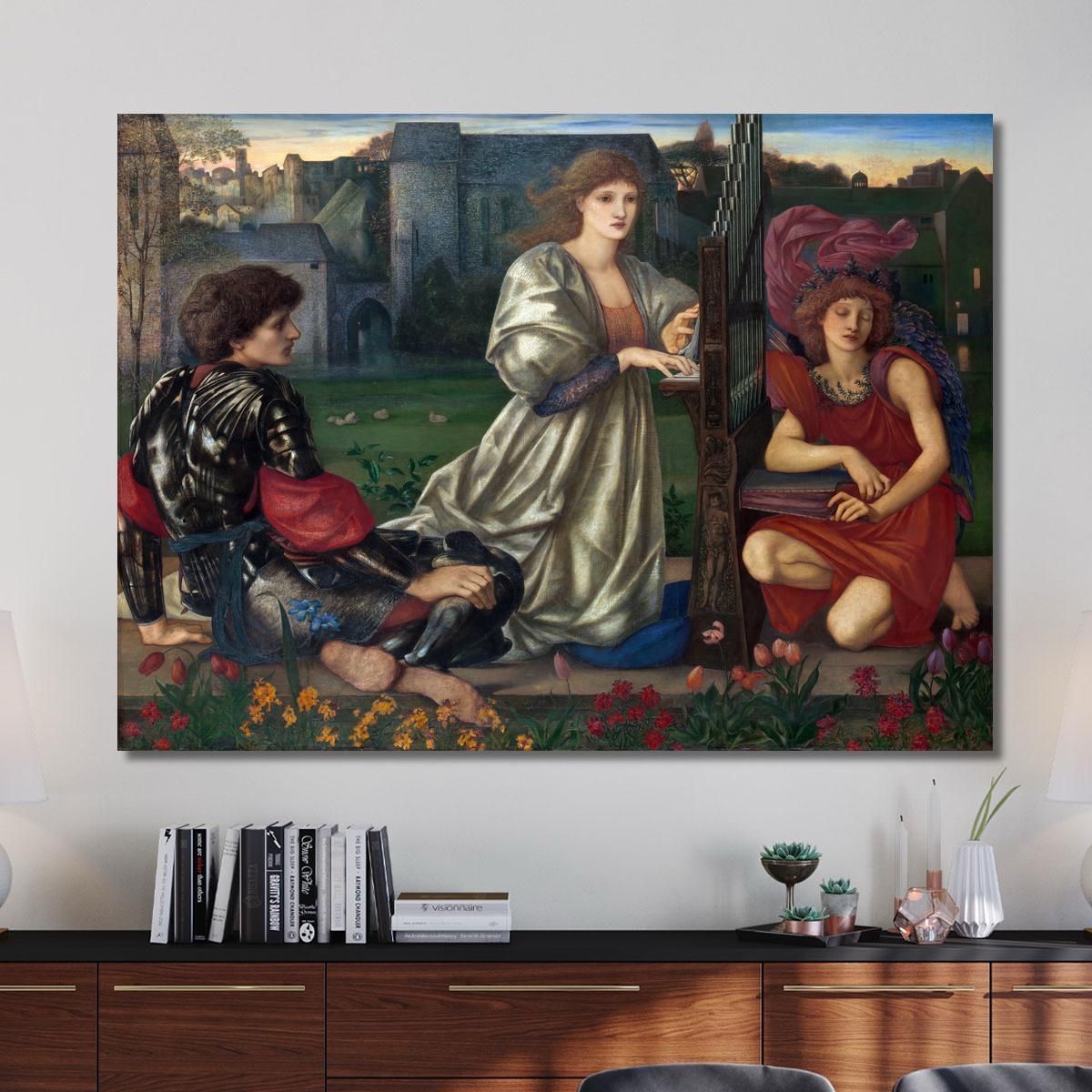 The Love Song Edward Burne Jones ebj25 canvas print 