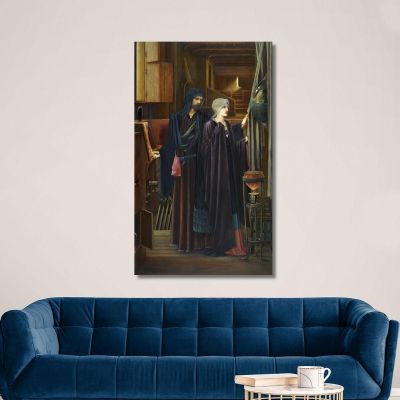 The Wizard Edward Burne Jones ebj27 canvas print 