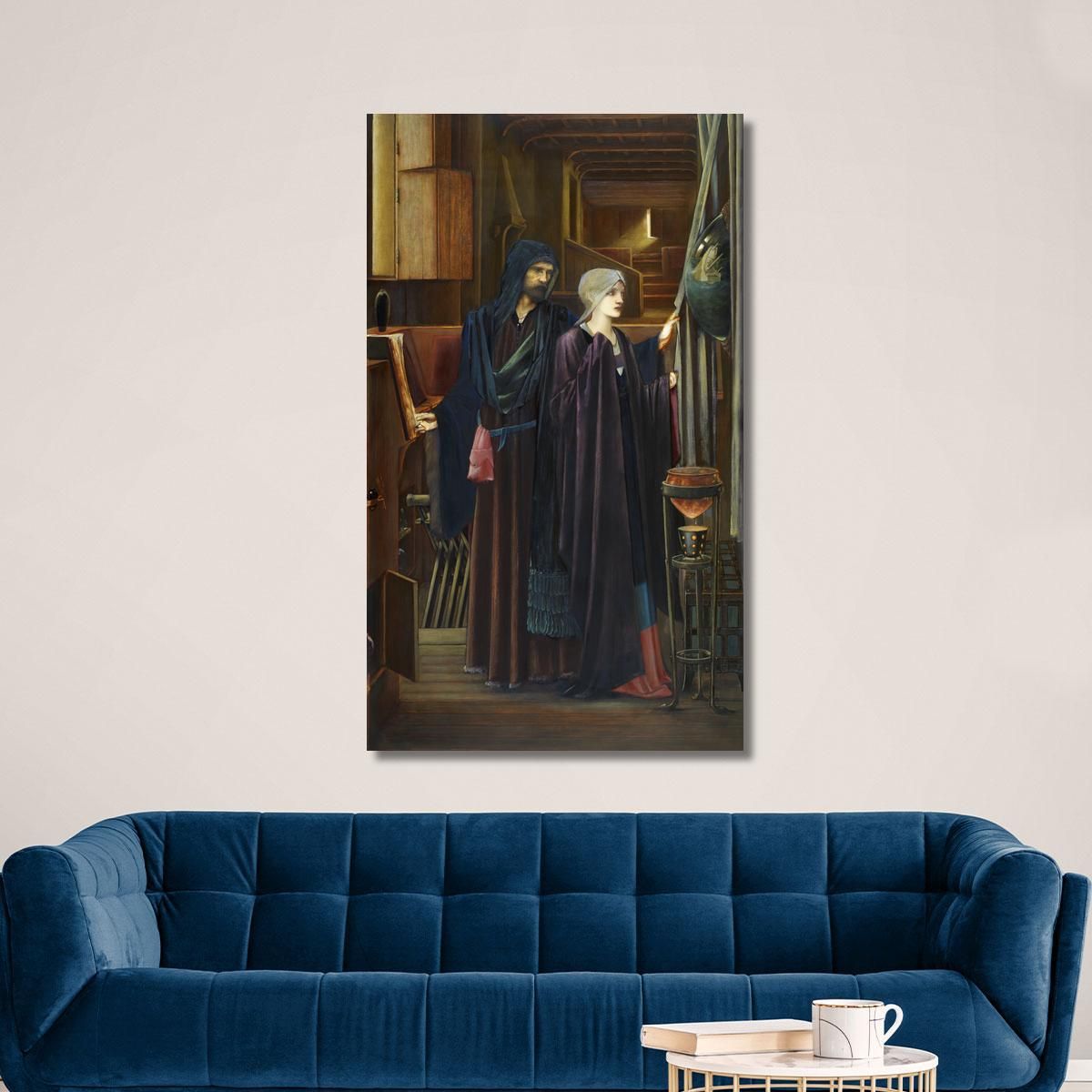 The Wizard Edward Burne Jones ebj27 canvas print 