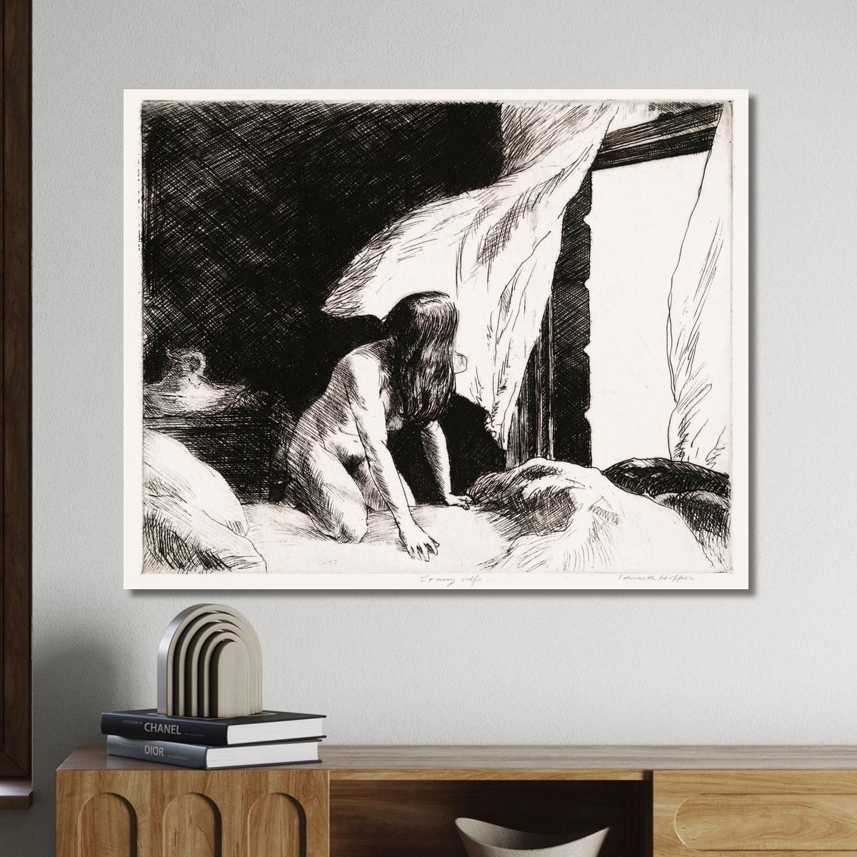 Evening Wind Edward Hopper eho16 canvas print 