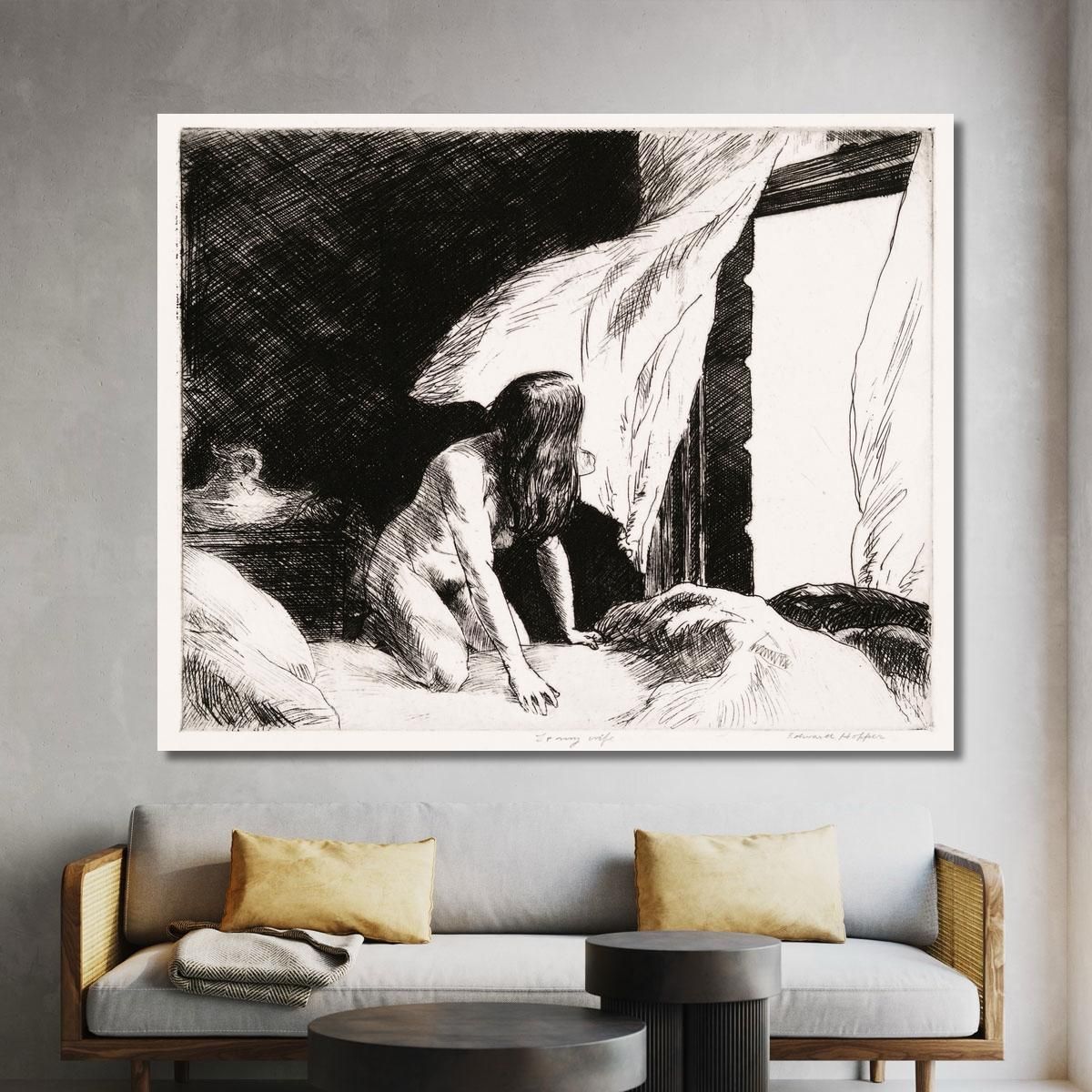 Evening Wind Edward Hopper eho16 canvas print 