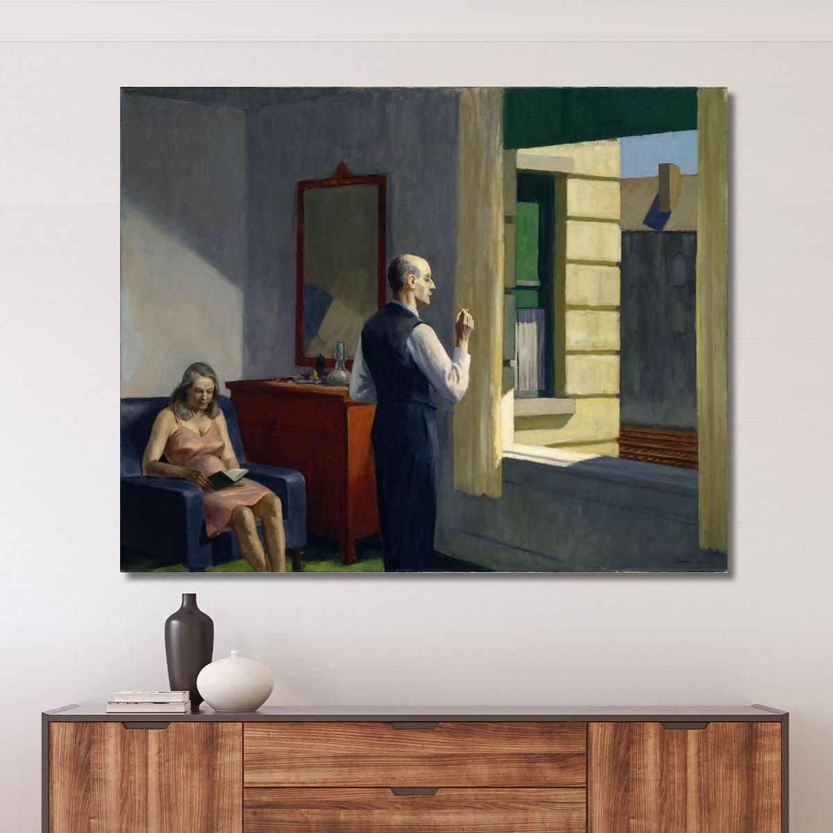 Hotel By A Railroad Edward Hopper eho21 canvas print 