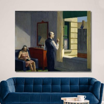 Hotel By A Railroad Edward Hopper eho21 canvas print 