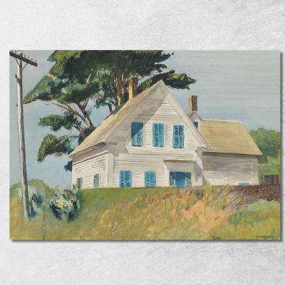 Railroad Embankment Edward Hopper eho36 canvas print 