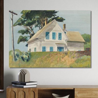 Railroad Embankment Edward Hopper eho36 canvas print 