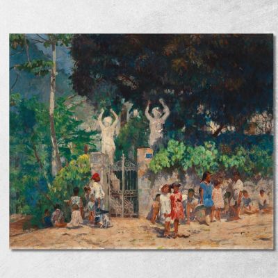On The Way To School Eliseu Visconti evs1 canvas print 