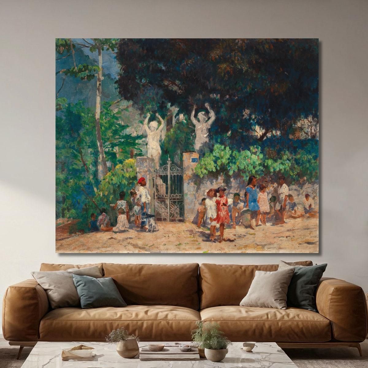 On The Way To School Eliseu Visconti evs1 canvas print 