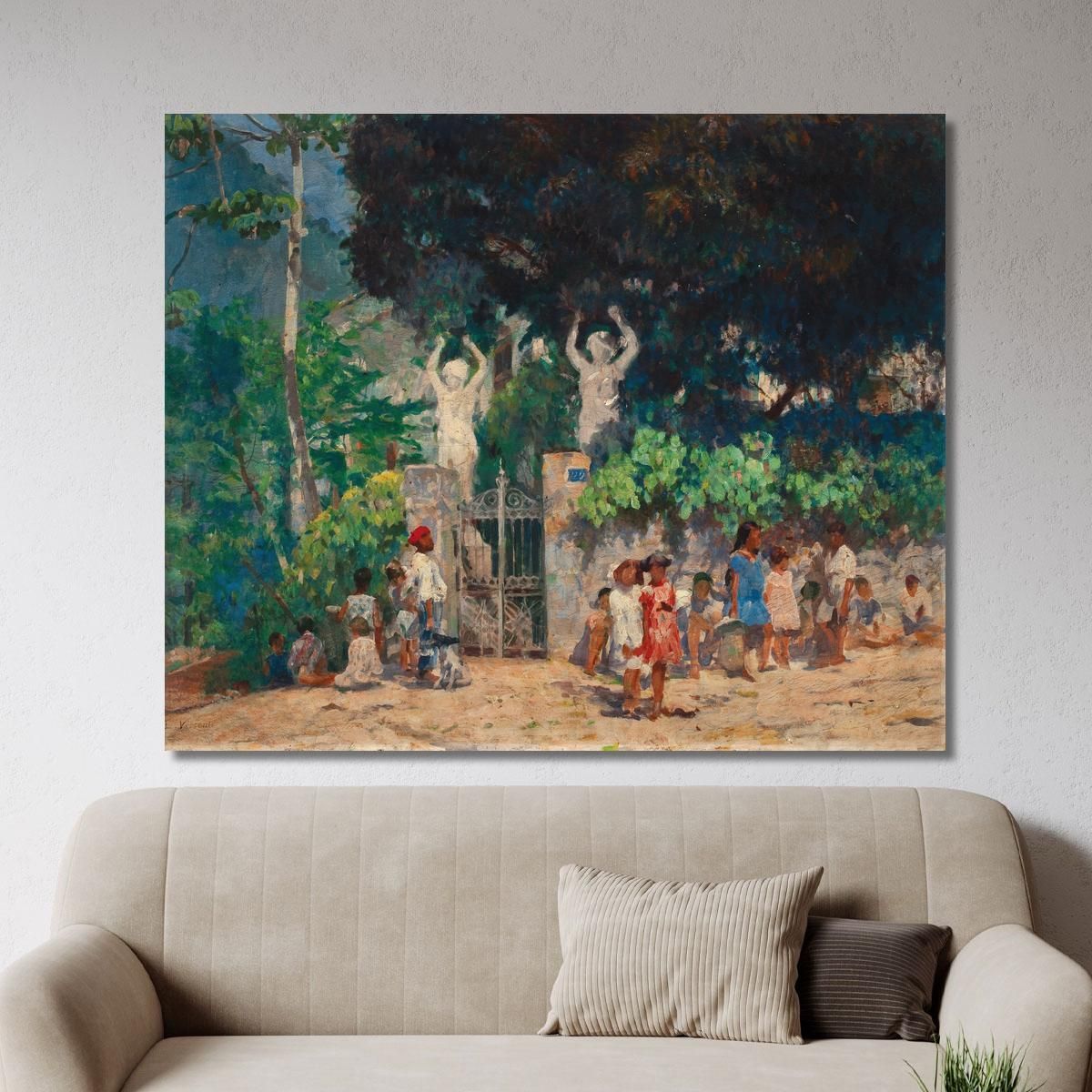 On The Way To School Eliseu Visconti evs1 canvas print 