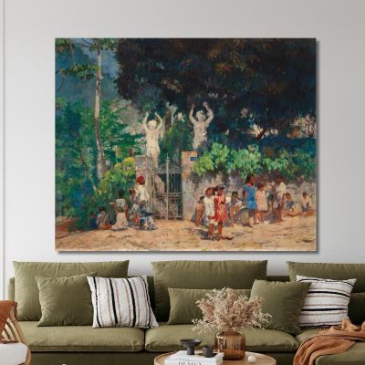 On The Way To School Eliseu Visconti evs1 canvas print 