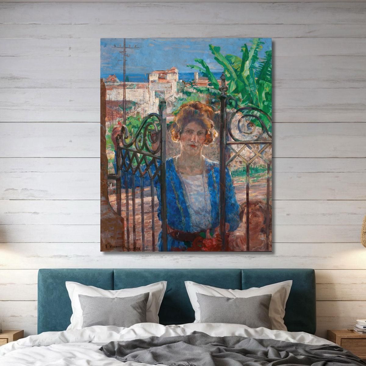 On Visit Eliseu Visconti evs4 canvas print 
