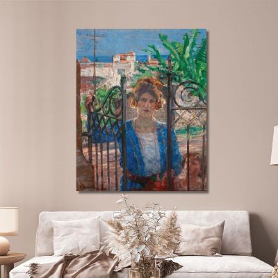 On Visit Eliseu Visconti evs4 canvas print 