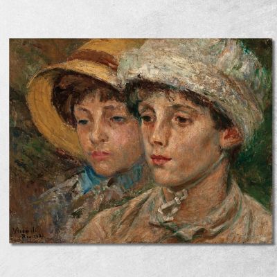 Inseparable Friends Eliseu Visconti evs6 canvas print 