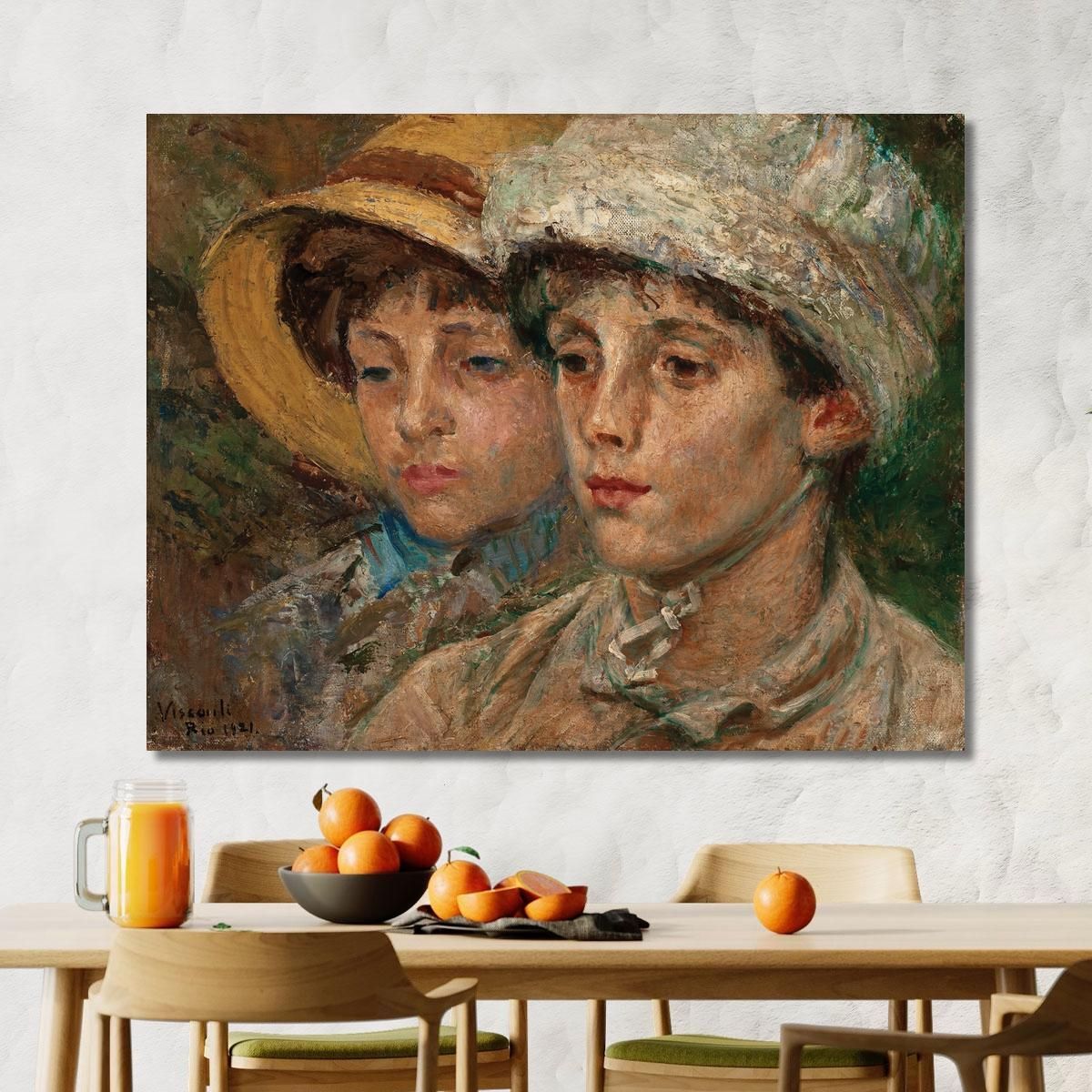 Inseparable Friends Eliseu Visconti evs6 canvas print 