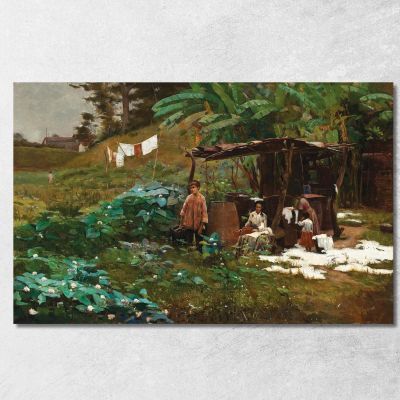 The Washerwomen Eliseu Visconti evs8 canvas print 