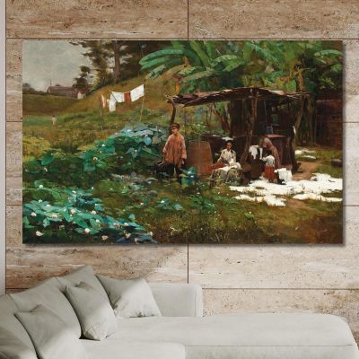 The Washerwomen Eliseu Visconti evs8 canvas print 