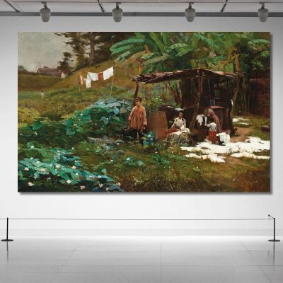 The Washerwomen Eliseu Visconti evs8 canvas print 