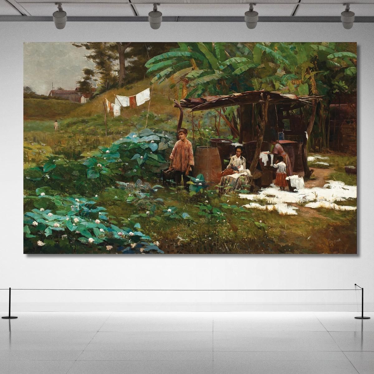 The Washerwomen Eliseu Visconti evs8 canvas print 