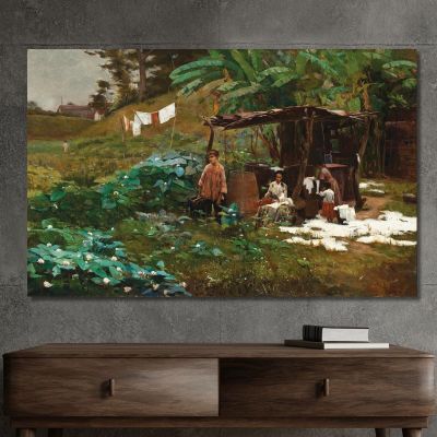 The Washerwomen Eliseu Visconti evs8 canvas print 