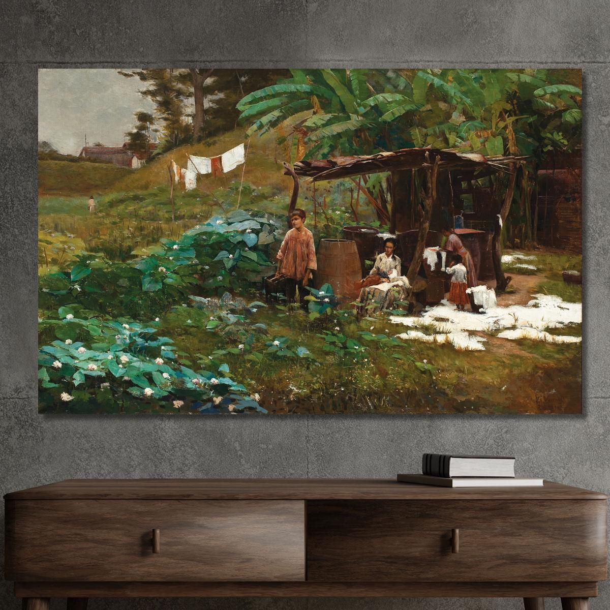 The Washerwomen Eliseu Visconti evs8 canvas print 