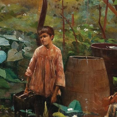 The Washerwomen Eliseu Visconti evs8 canvas print