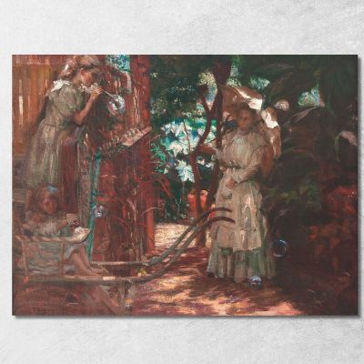 Soap Bubbles Eliseu Visconti evs14 canvas print 