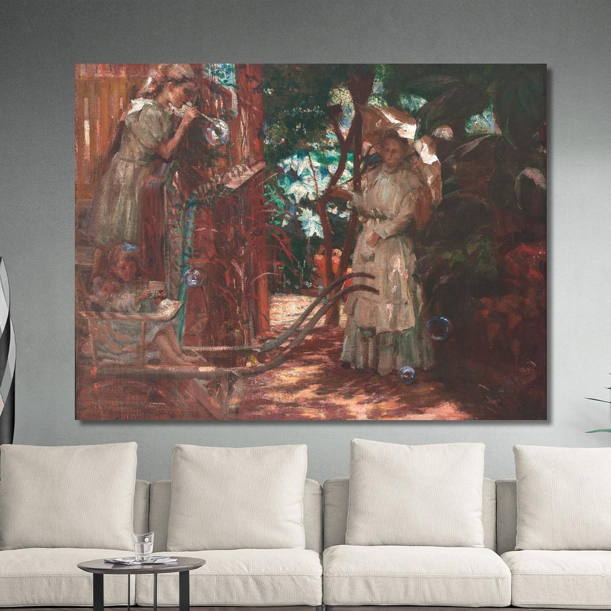 Soap Bubbles Eliseu Visconti evs14 canvas print 