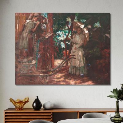 Soap Bubbles Eliseu Visconti evs14 canvas print 