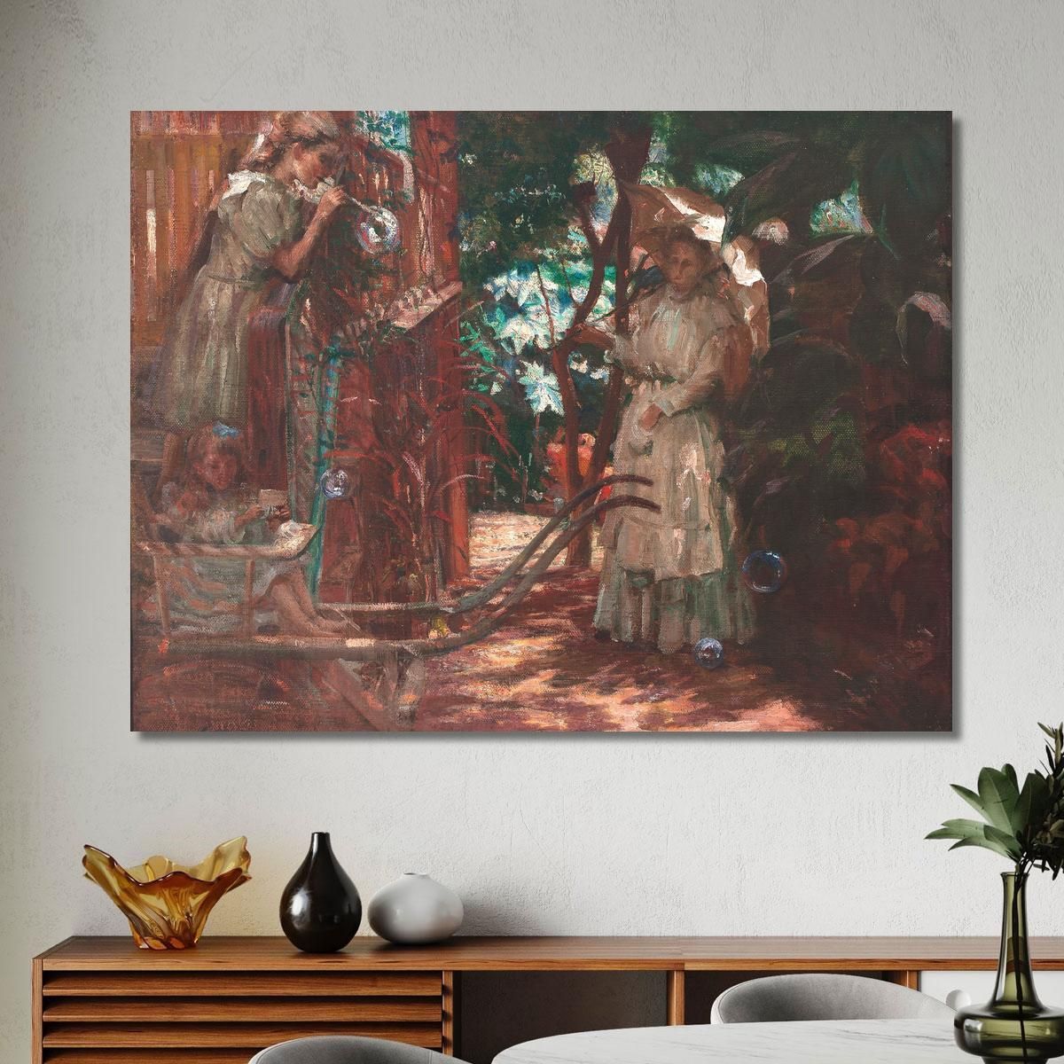 Soap Bubbles Eliseu Visconti evs14 canvas print 