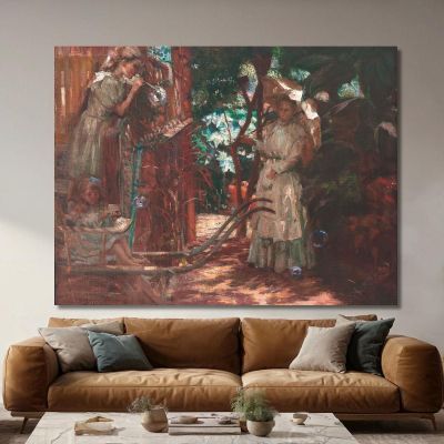 Soap Bubbles Eliseu Visconti evs14 canvas print 