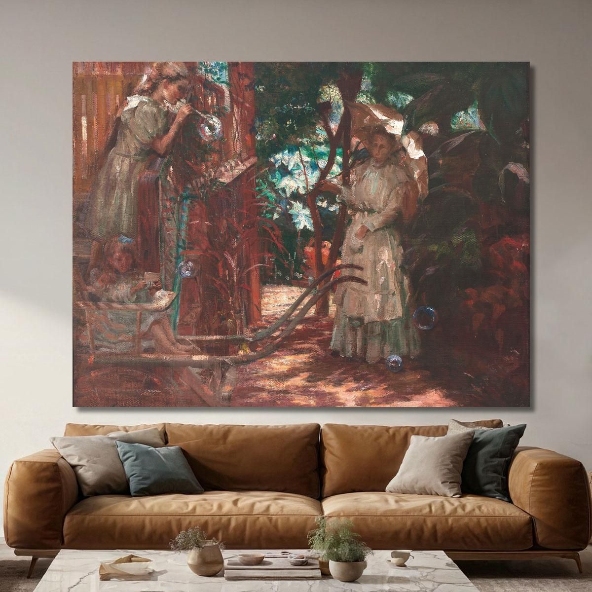 Soap Bubbles Eliseu Visconti evs14 canvas print 