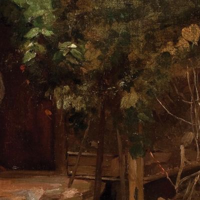 Cottage At The End Of Flamengo Beach Eliseu Visconti evs16 canvas print