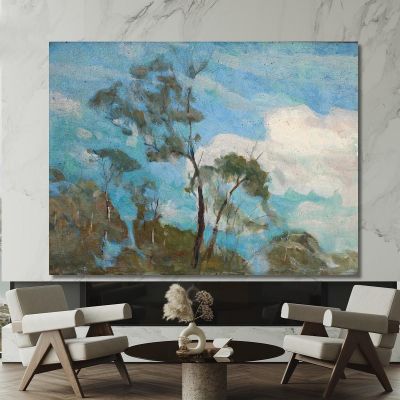 Teresopolis Sky Eliseu Visconti evs18 canvas print 