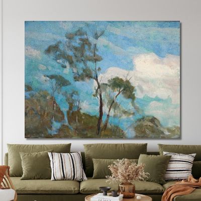 Teresopolis Sky Eliseu Visconti evs18 canvas print 