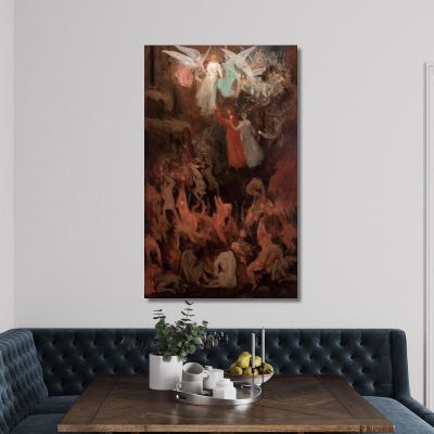 Dante And Virgil Ascending To Paradise Eliseu Visconti evs19 canvas print 